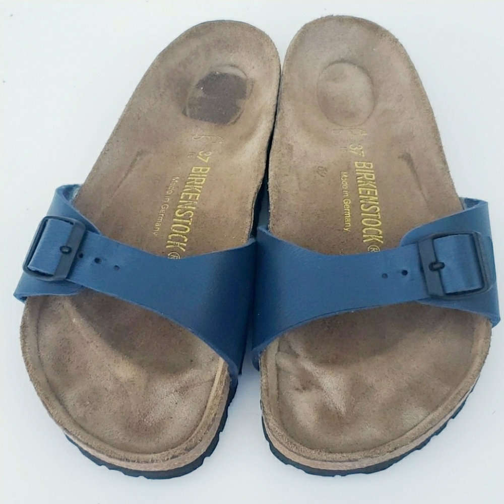 Birkenstock blue sandals